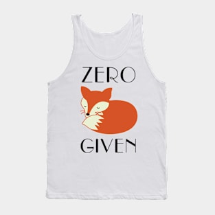 Zero Fox Given Tank Top